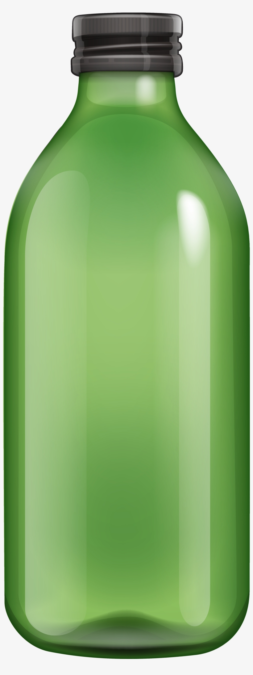 Green Bottle Png Clipart - Glass Bottle Clipart Png, transparent png