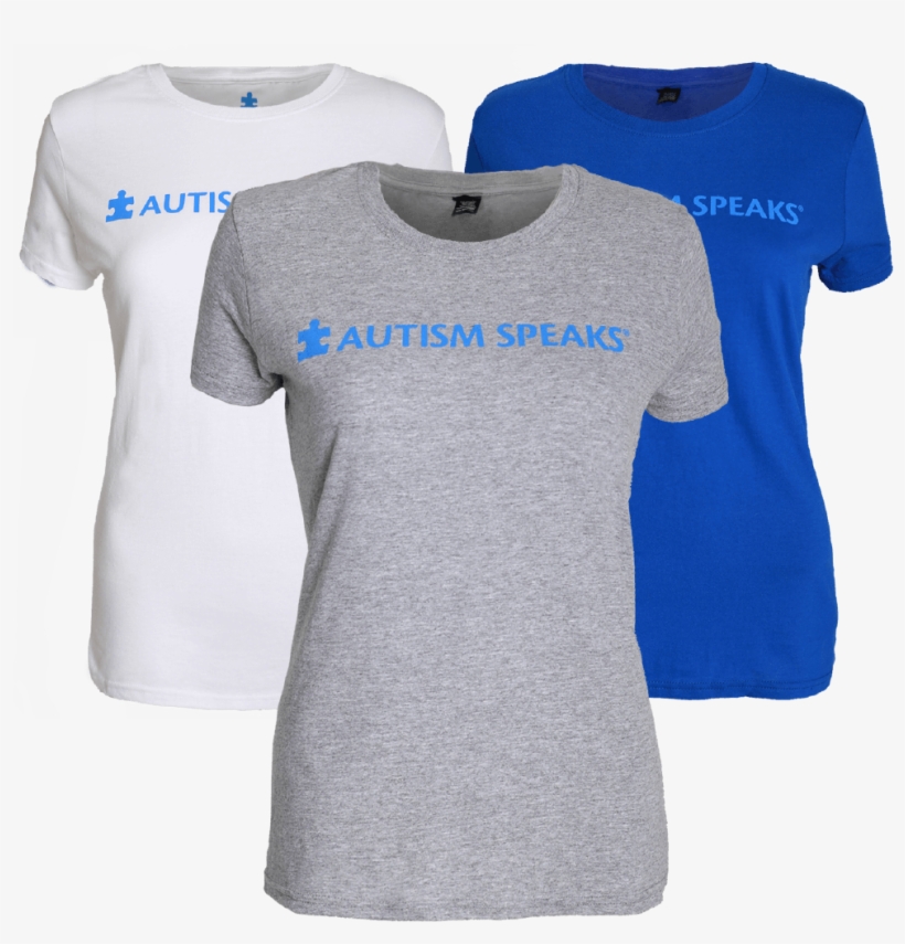 Autism Speaks Ladies T-shirt - T Shirt For Ladies, transparent png