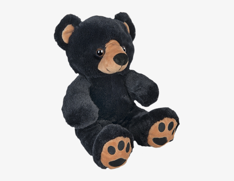 *new* Jr The Black Bear 8" L'ours Noir - Ourson Noir En Peluche, transparent png
