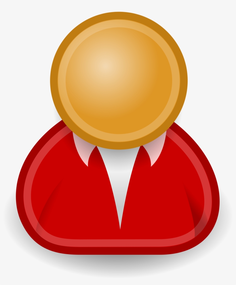 Open - Red Symbol Person, transparent png