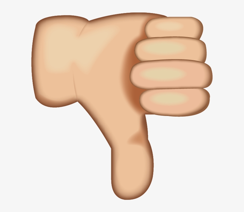 Thumbs Down Emoji Png, transparent png