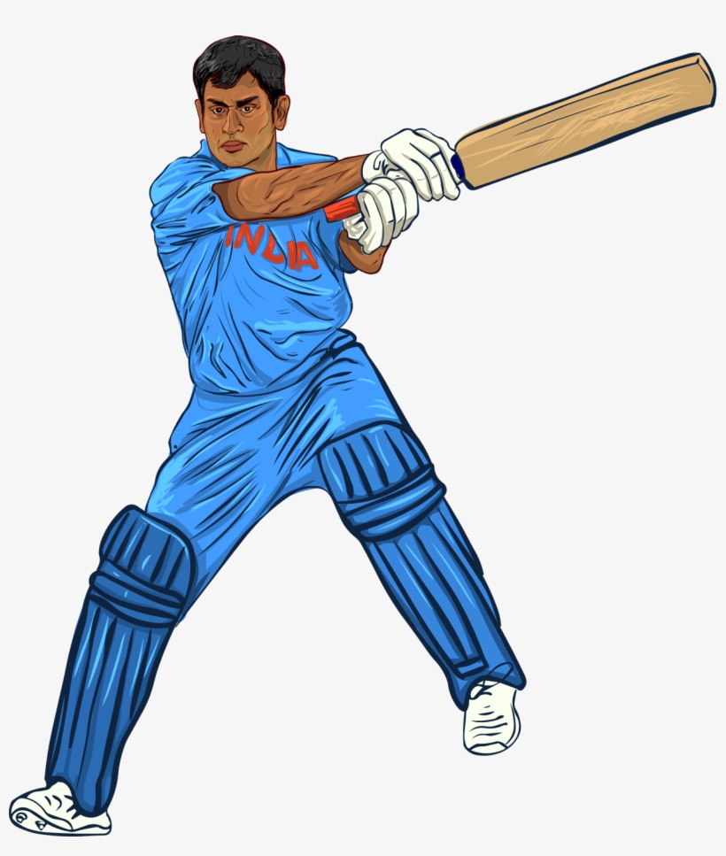 Cricket Png File - Indian Cricket Players Png, transparent png