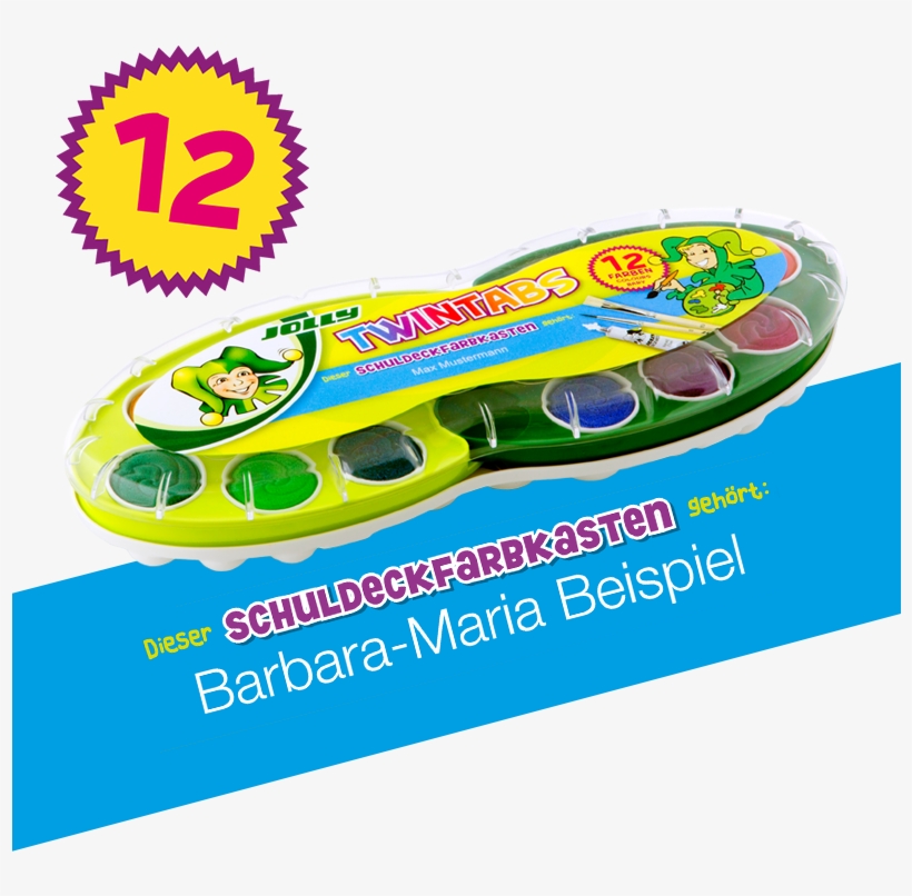 Twintabs Watercolor Paint Box 12 Colors - Cupcake Decorating Kit Makes 24-polar Bear, transparent png
