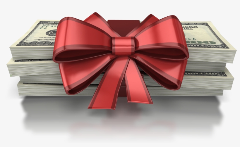 Present Transparent Money - Money Gift Box Png, transparent png