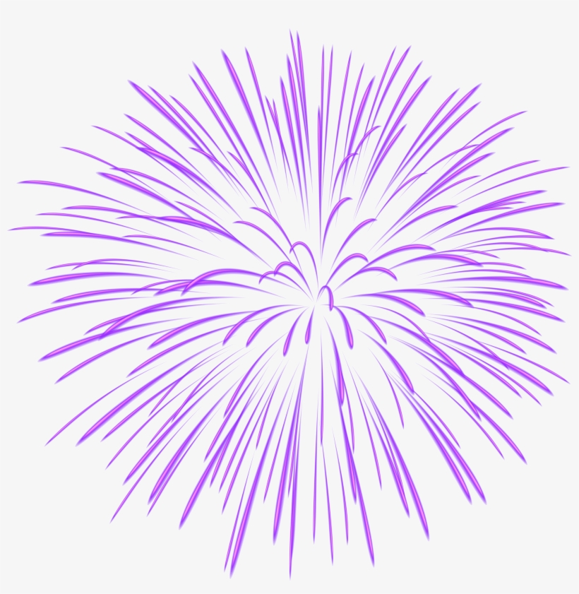 Purple Fireworks Transparent, transparent png