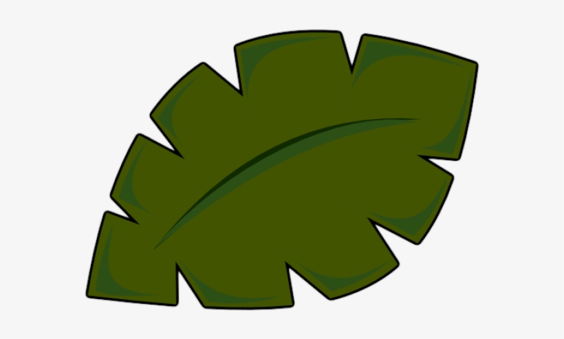 Palm Tree Clipart Palm Frond Pencil And In Color Palm - Jungle Leaf Clip Art, transparent png