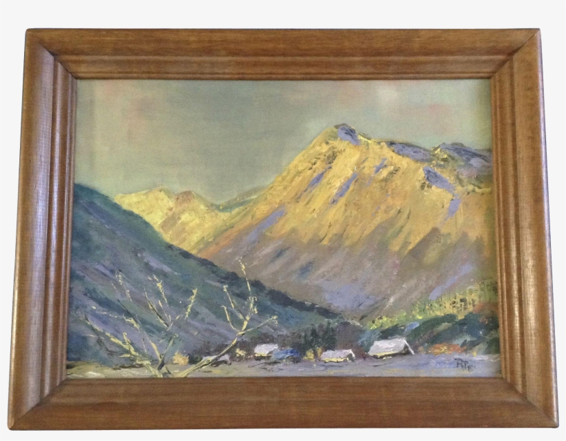 Luxury Mountain Canvas Painting - Painting, transparent png