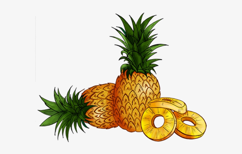 Pineapple, Food, Green Png And Psd - Psd, transparent png