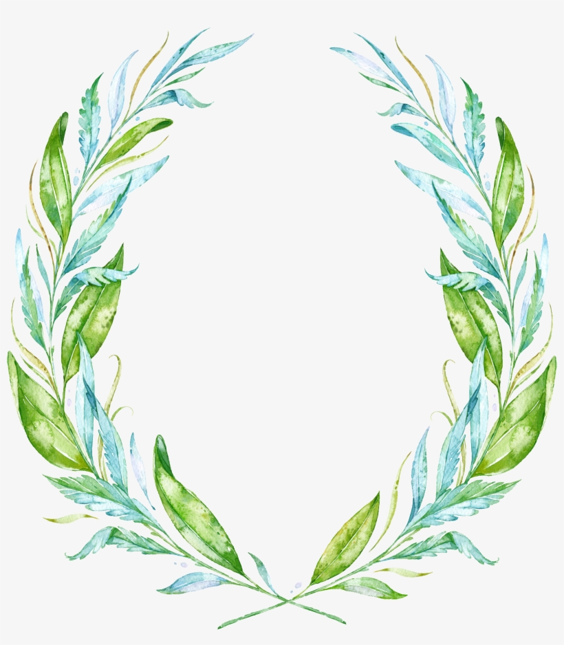 Leaf Watercolor Painting Wreath Drawing - Matthew 11 28 30, transparent png