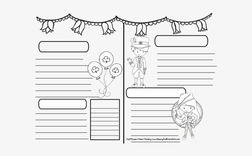 Saint Patrick Day Theme Journal Diy Printable Instant - Father Day Bullet Journal, transparent png