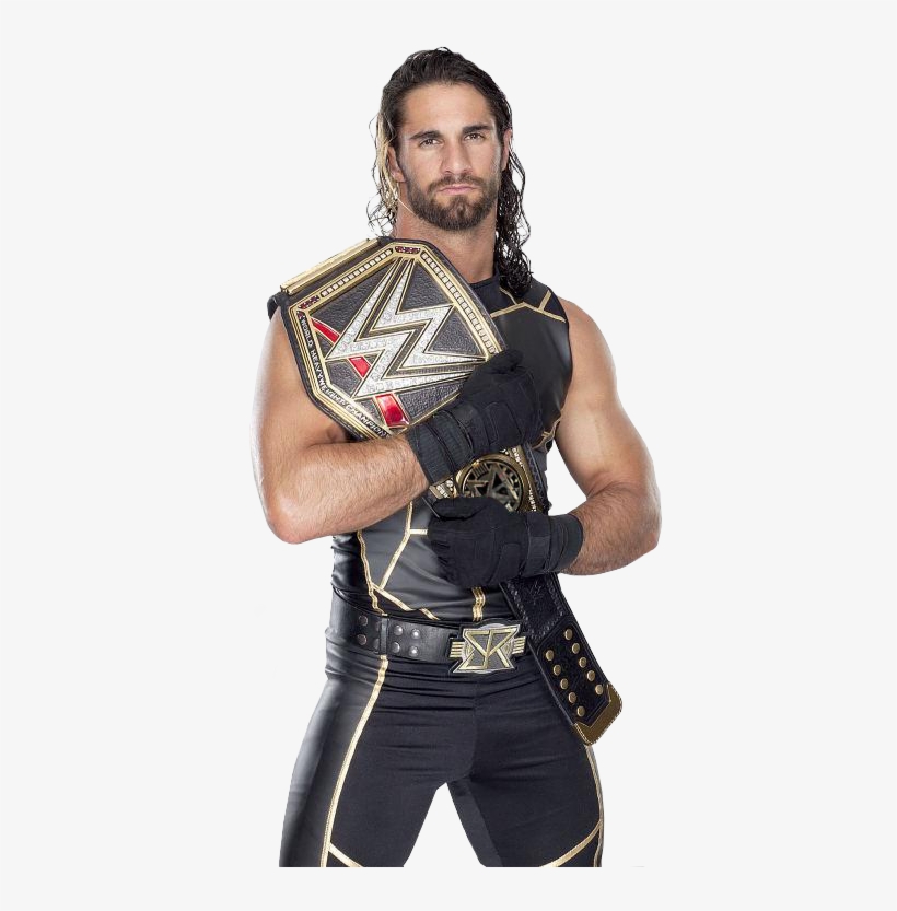 Seth Rollins Wwe World Heavyweight Champion By Nibble - Wwe Seth Rollins And Sasha Banks, transparent png