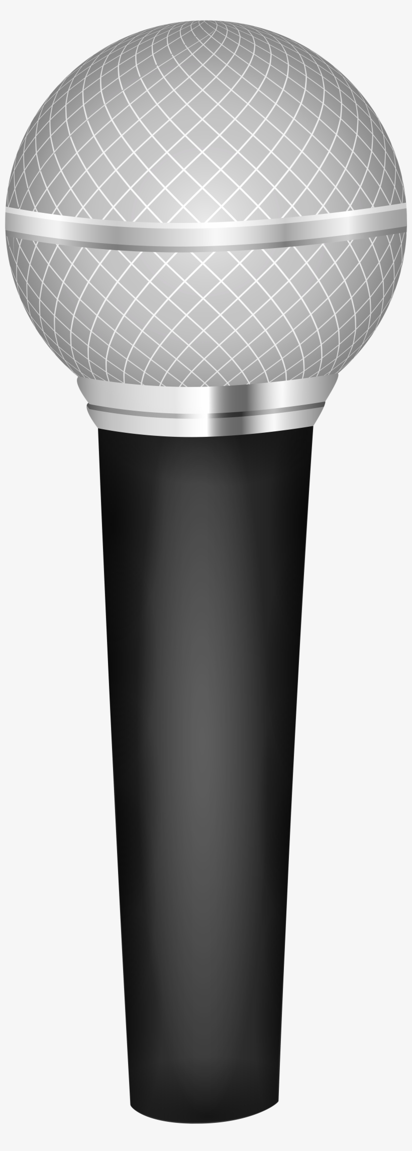 Microphone Clipart Christmas - Clip Art Microphone Png, transparent png