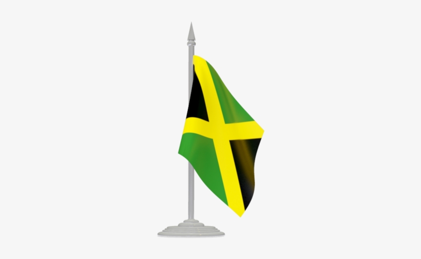 Jamaica Flag Pole Png, transparent png