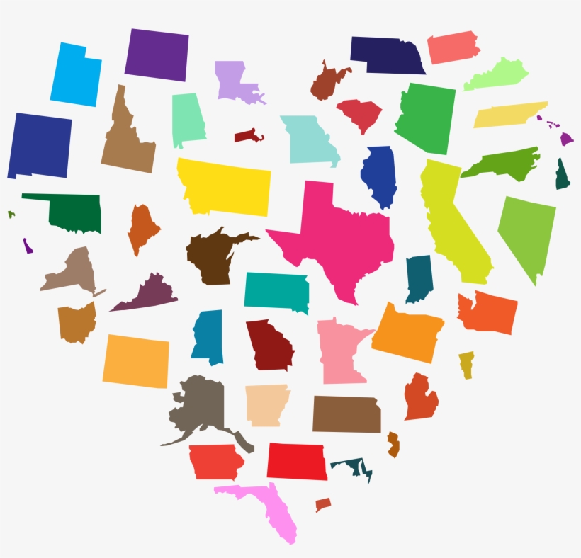 Big Image - Heart United States, transparent png