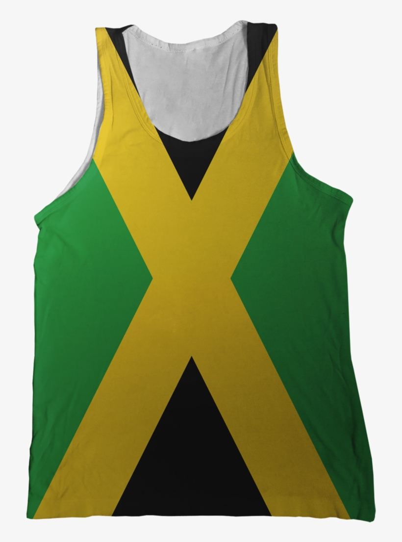 Jamaica Flag Tank Top - Jamaican Tank Top, transparent png