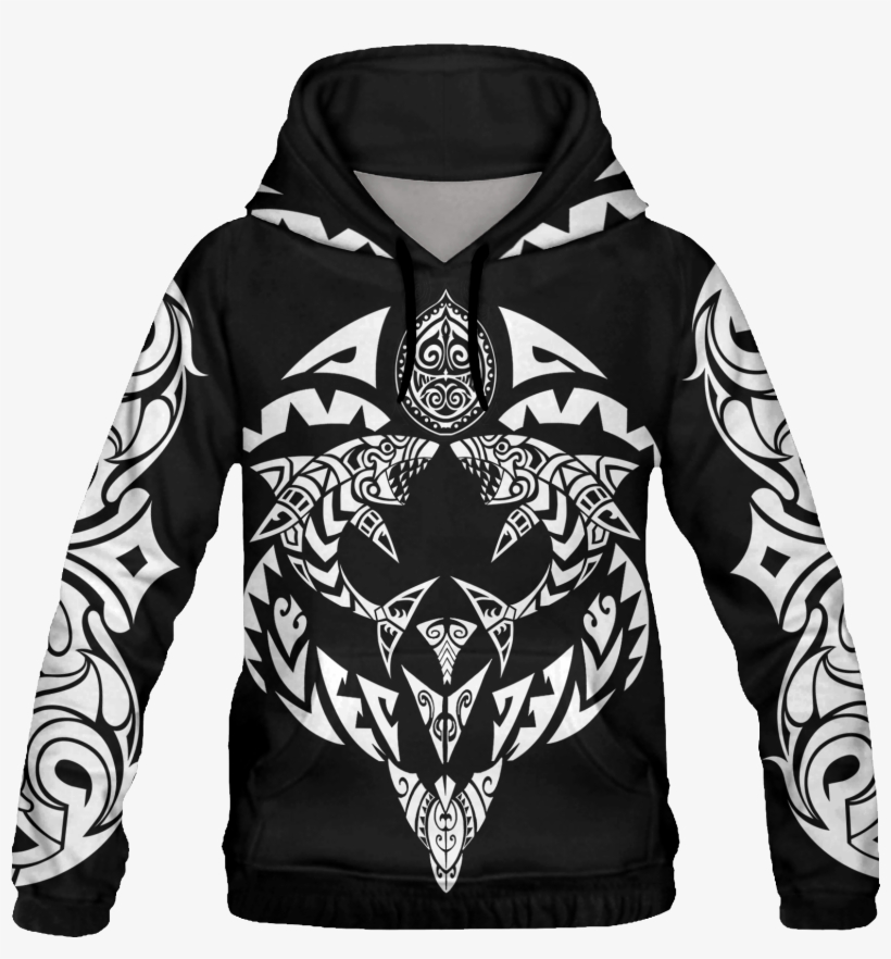 Mens Sublimation Hoodie Front A Bac A Png Tribal Design - Hoodie, transparent png