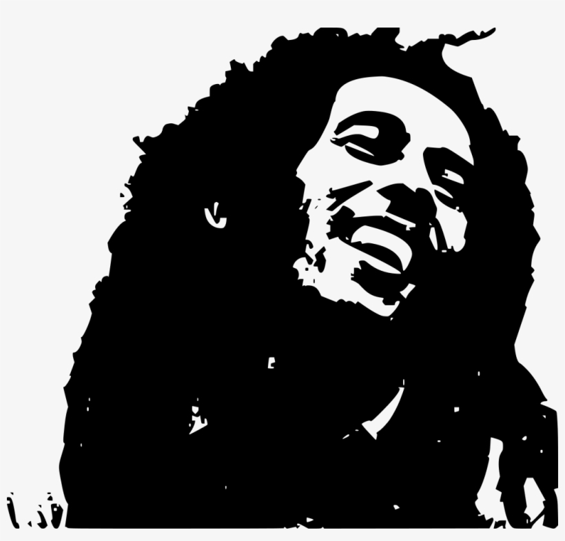 Svg Jamaica People Musician - Bob Marley Vector Png, transparent png