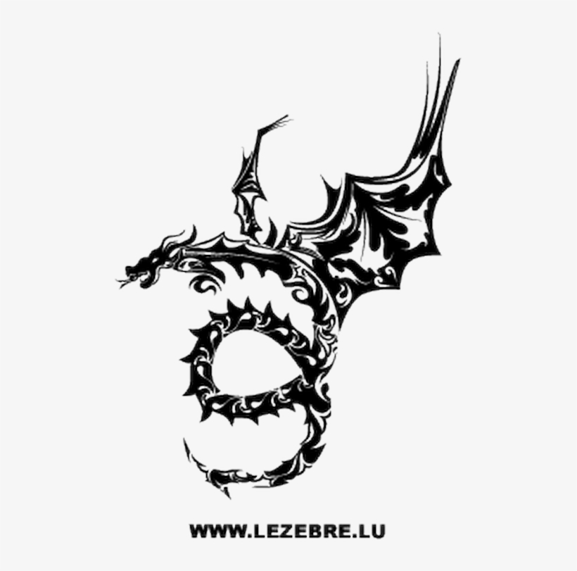 Tribal Dragon Design Decal - Tribal Graphics, transparent png