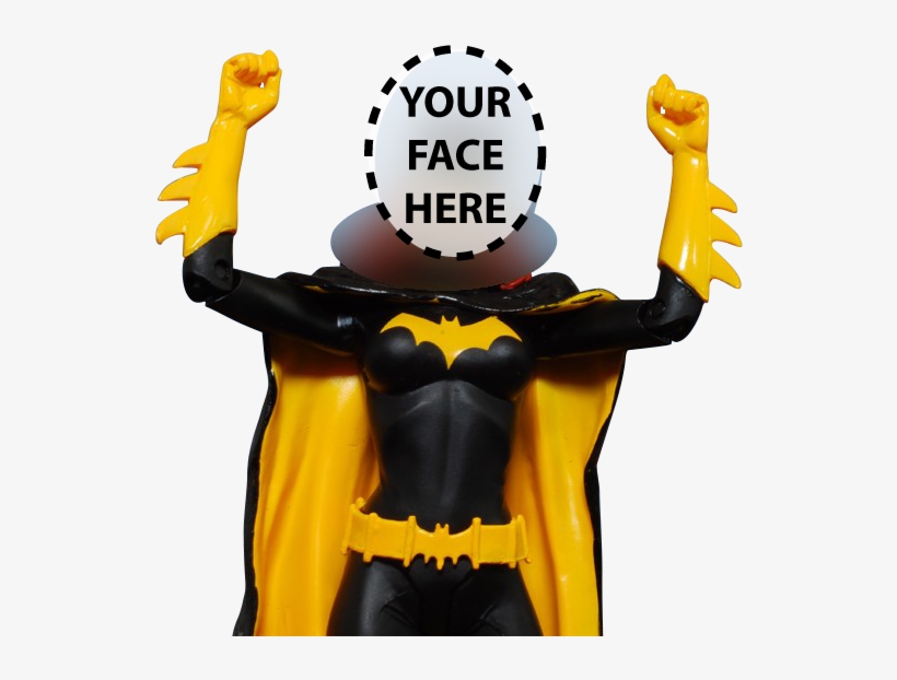 Batgirl 6" Custom Action Figure - Imprimerie Vectoriel, transparent png