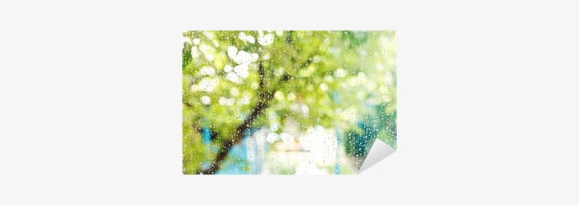 Home Window With Raindrops After Summer Rain Sticker - Psychodynamic Treatment Of Depression By Fredric N., transparent png