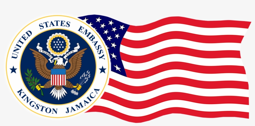 Us Embassy Kingston Logo - Us Embassy - Baghdad Rectangle Sticker, transparent png