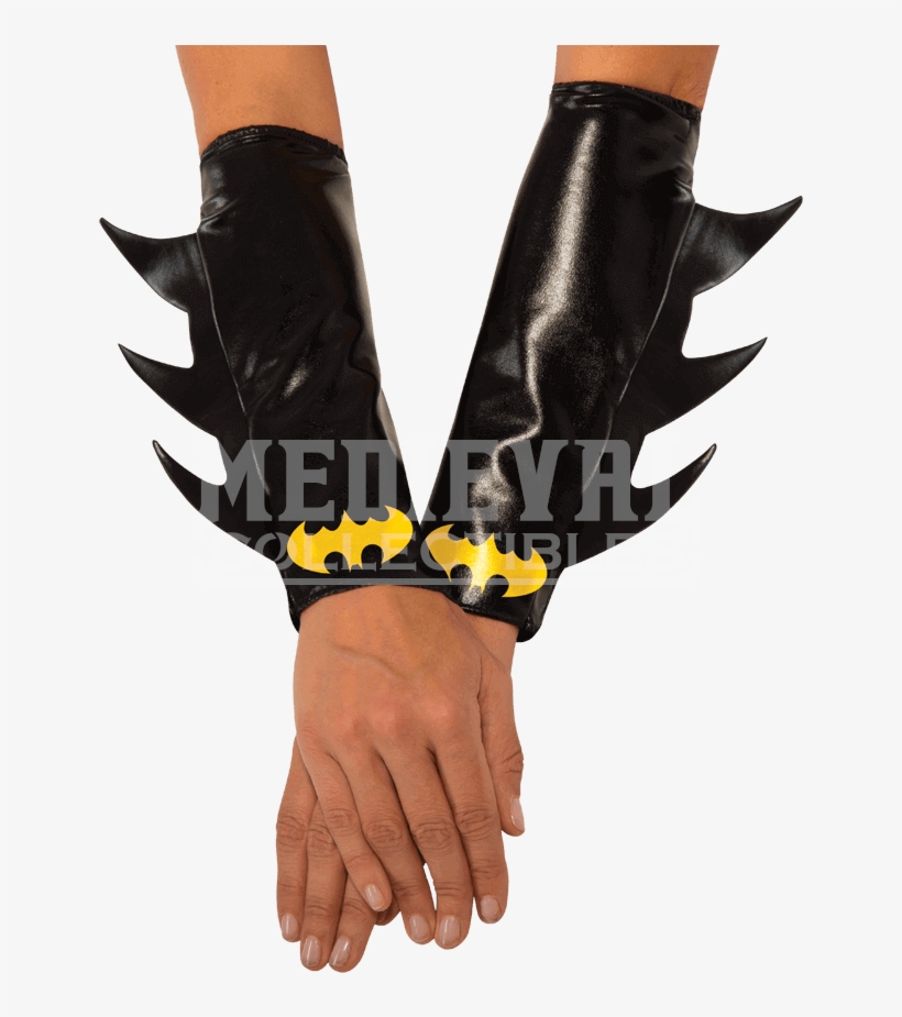 Adult Batgirl Gauntlets - Batgirl Adult Gauntlets, transparent png