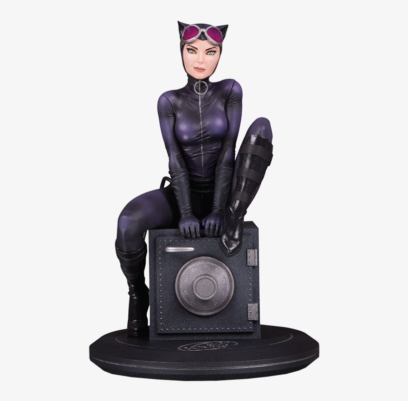 Sideshowtoy Dc Comics Catwoman Statue Dc Collectibles - Dc Cover Girls Catwoman By Joelle Jones Statue, transparent png