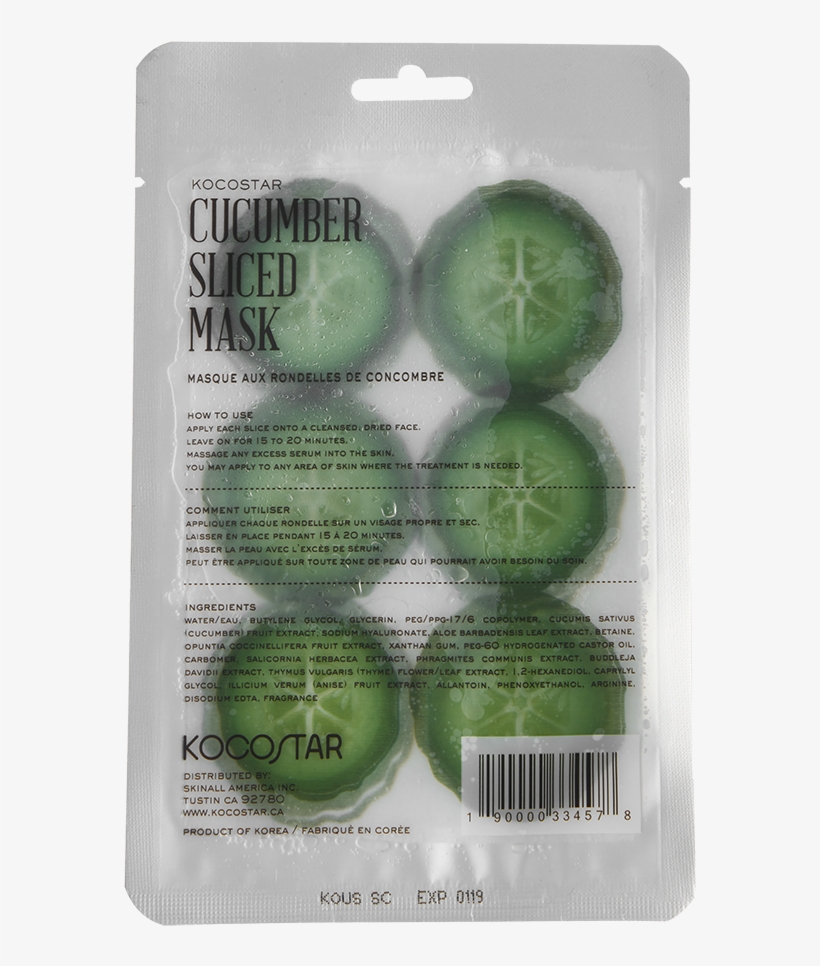 Therapy Sliced Mask Cucumber - Sliced Mask, transparent png