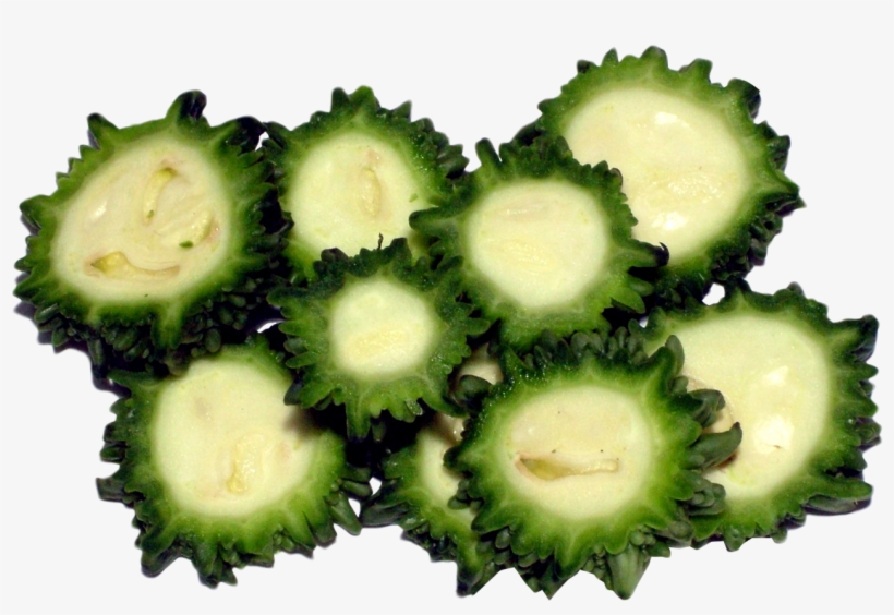 Bitter Gourd Sliced Png Image - Bitter Guard Slice, transparent png