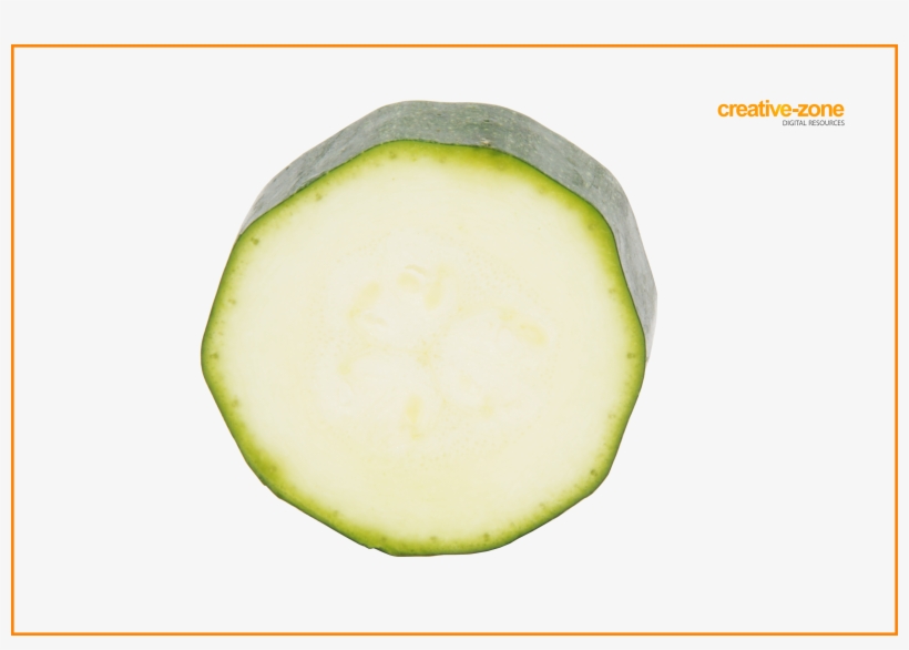 Slice Zucchini Transparent - Zucchini, transparent png