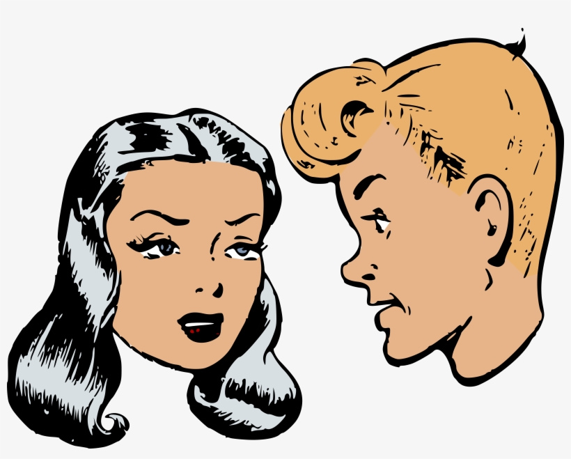 This Free Icons Png Design Of Retro Boy And Girl, transparent png