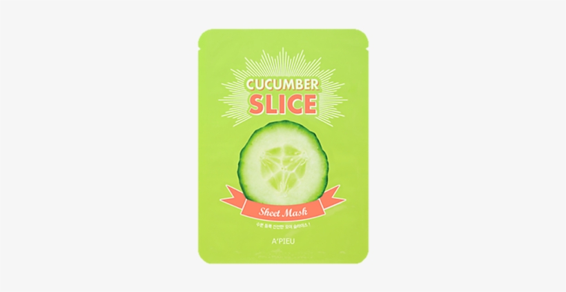 A'pieu Cucumber Slice Mask - Pieu Cucumber Slice Sheet Mask, transparent png