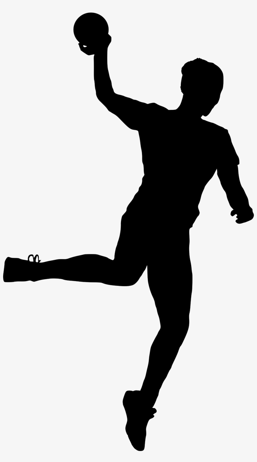 Free Download - Handball Silhouette Png, transparent png