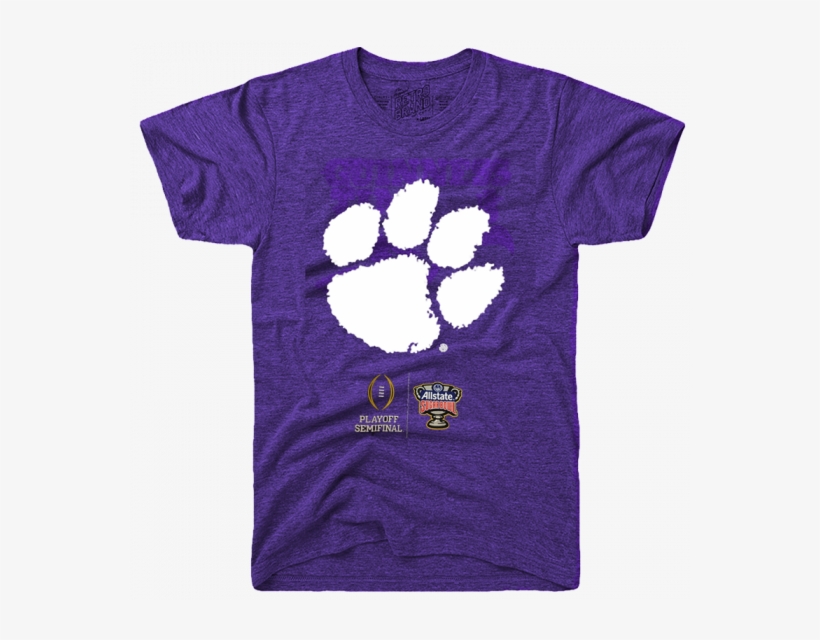 The Victory Clemson Tiger Pawprint Boy's Short Sleeve - Clemson Logo, transparent png