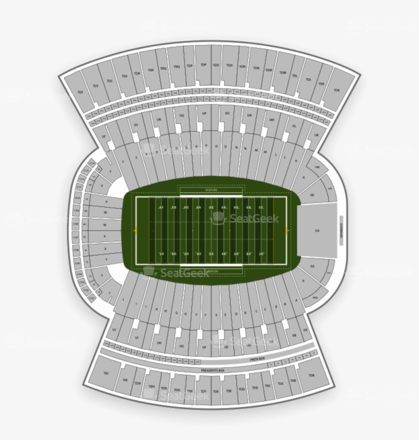 Clemson Tigers Football Seating Chart American Football 1000x1000