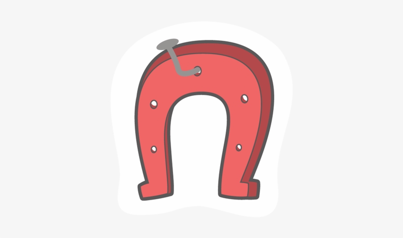 Transparent Horseshoe Upside Down - Horseshoe, transparent png