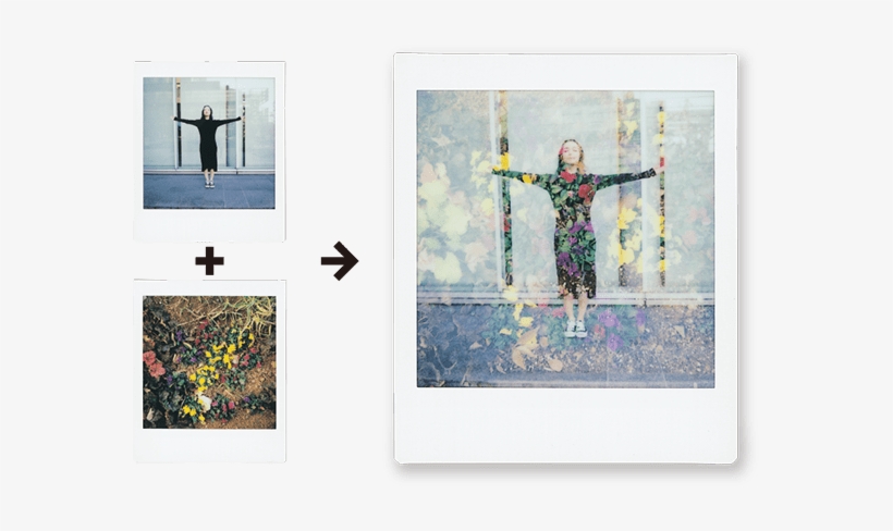 Double Exposure Images - Instax Sq6 Double Exposure, transparent png