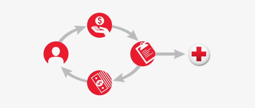 A Diagram That Explains How A Gift Annuity Works - American Red Cross, transparent png