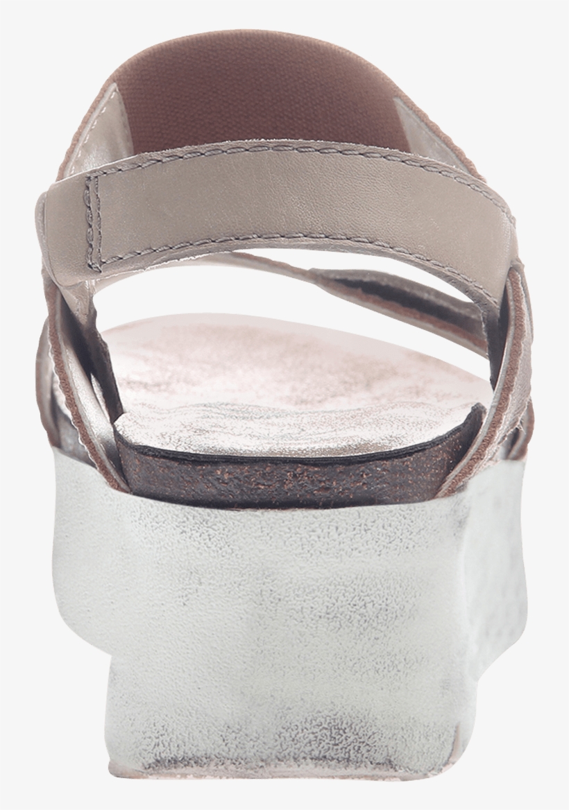 Nova Women's Sandal In Silver Back View - Women Shoes Png Back, transparent png