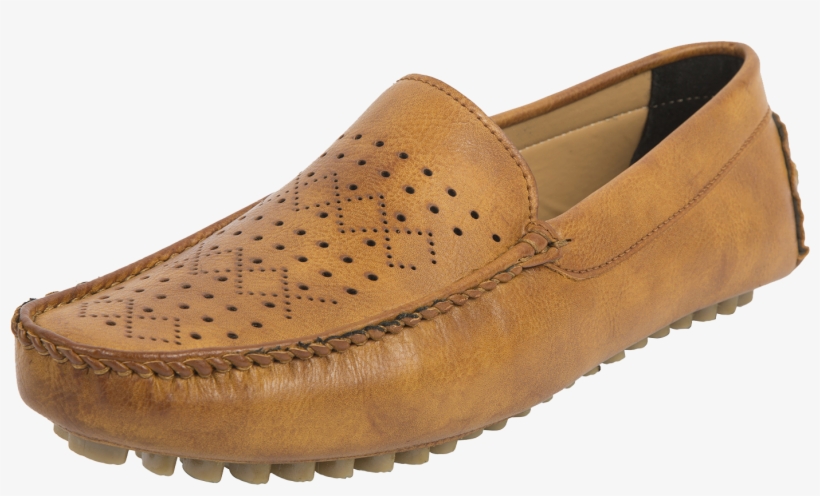 Leather Loafer Driving Shoe - Shoe, transparent png