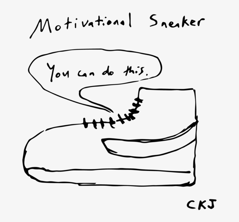 Motivational Sneaker, transparent png