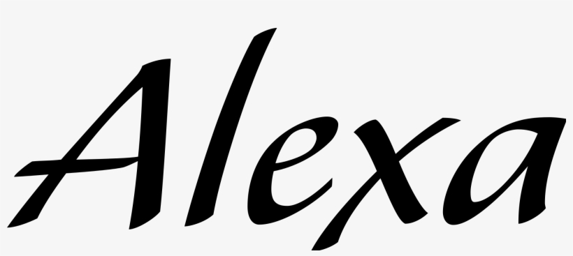 Alexa In Different Fonts, transparent png