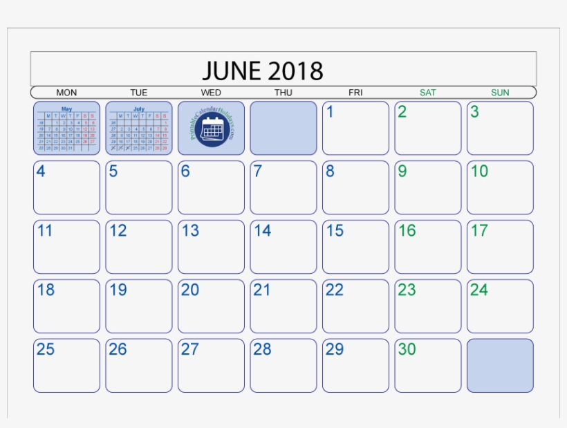 Calendar Graphic Black And White Library Free Download - Full Moon June 2018 Calendar, transparent png