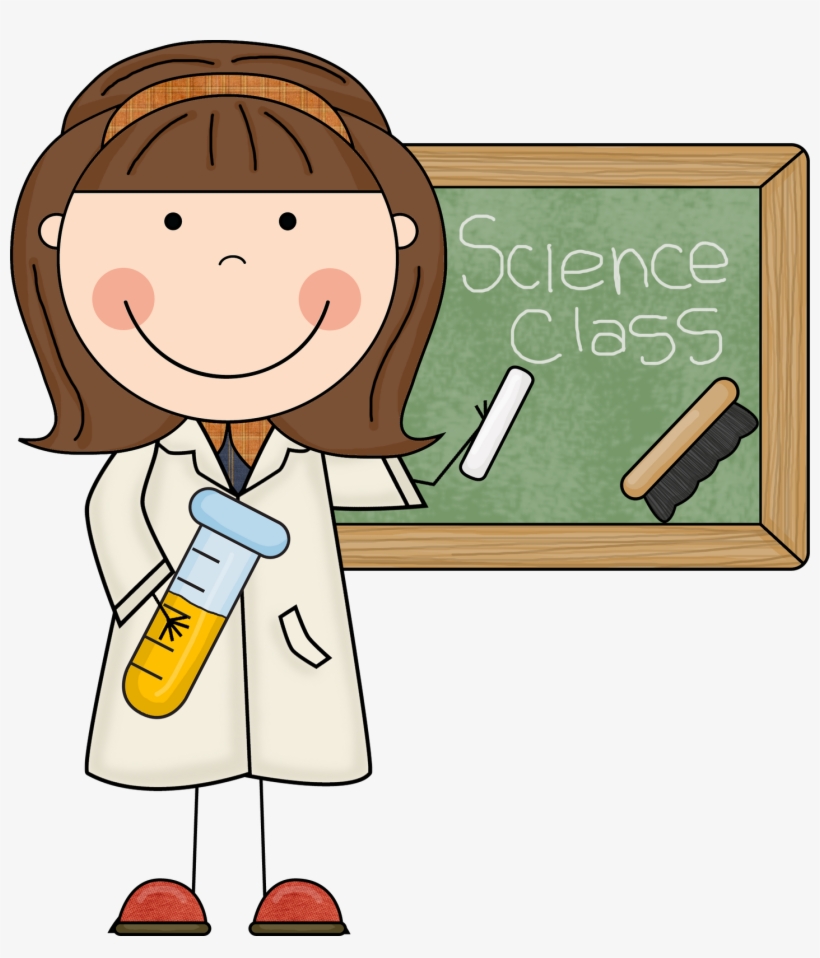 Crazy Teacher Clipart - Science Teacher Clipart, transparent png