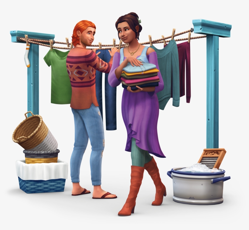 Official Sims 4 Laundry Day Assets Provided By Ea - Sims 4 Jour De Lessive, transparent png