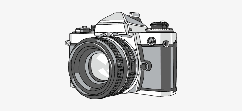 What Camera Should I Pack - Нарисованный Фотоаппарат, transparent png