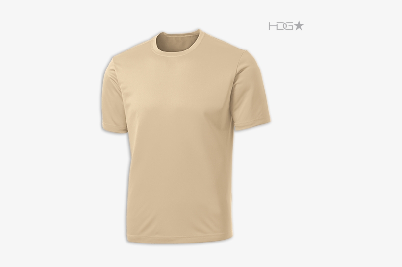 Performance T-shirt - Sand, transparent png