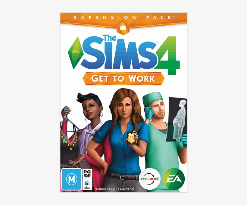 Sims 4 Get To Work Xbox One, transparent png