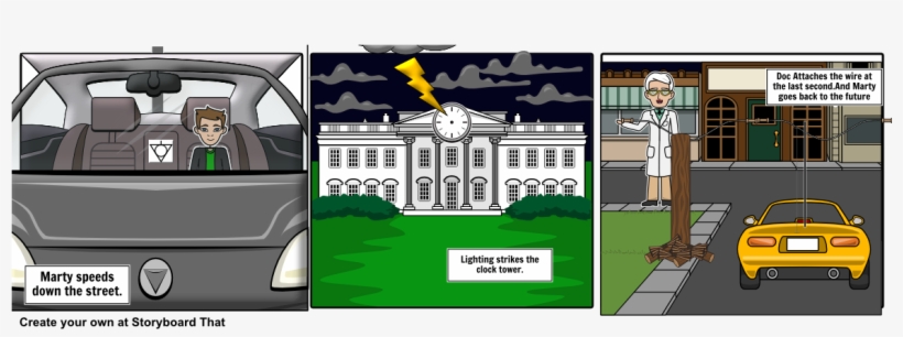 Back To The Future - Back To The Future Story Board Real, transparent png