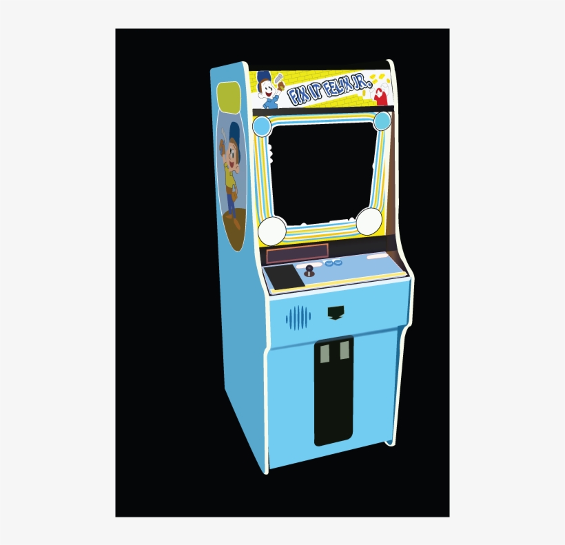 Vector Library Arcade Machine Fix It Felix By Scrawlingafterlife - Drawing, transparent png